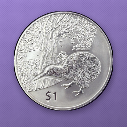 2013 New Zealand Kiwi $1 1 oz .999 Silver BU