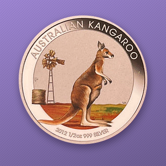 2012-P Australia Outback Colorized 3-Coin Set 3 x 1/2 oz .999 Silver