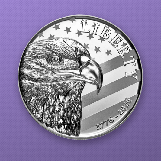 2026 Sunshine Mint America 250 Eagle 1 oz .999 Fine Silver Round