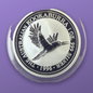 1996-P Australia Kookaburra $1 1 oz .999 Silver Coin ANACS MS70 DCAM