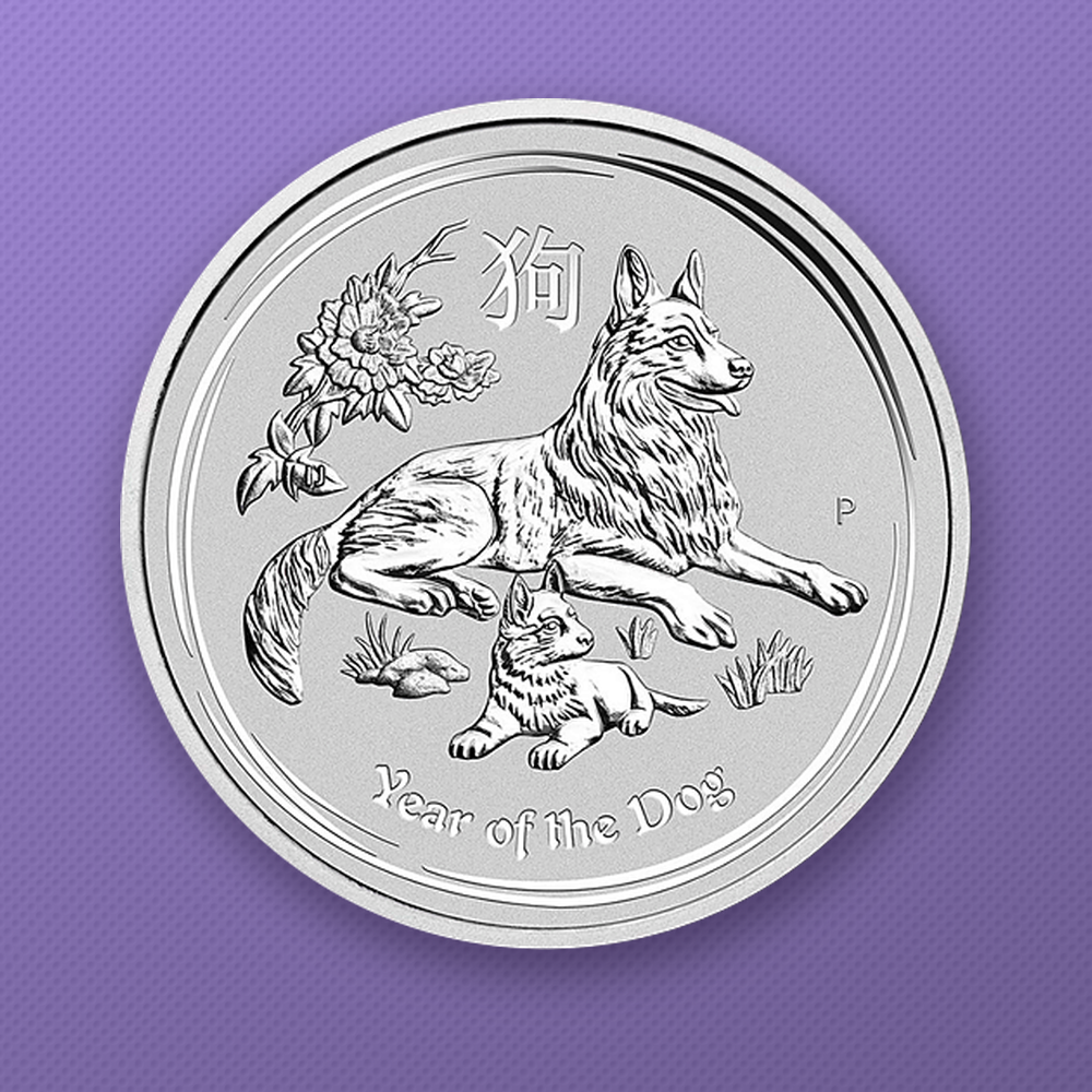 2018 Australia Lunar Series II Dog 1 oz from Roll