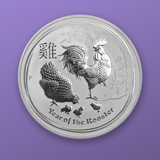 2017 Australia Lunar Series II Rooster 1 oz from Roll