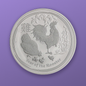 2017 Australia Lunar Series II Rooster 1/2 oz from Roll