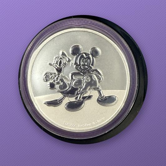 2023 Niue Disney Mickey & Donald 1 oz Silver Coin MD Premier PCGS First Strike