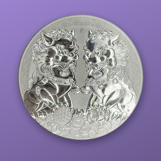 2020-P Chinese Myths & Legends Double Pixiu 1 oz .9999 Silver Coin BU
